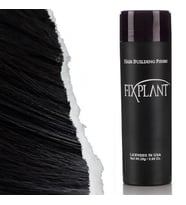 Fixplant Saç Dolgunlaştırıcı Topik 28 Gr. - Seyrek Saçlar için Saç Tozu  - Fixplant Saç Fiberi - Siyah