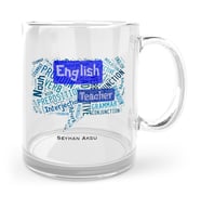 BK Gift Kişiye Özel İngilizce Öğretmeni Cam Kupa Bardak  4