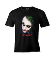 Joker - Serious Siyah Erkek Tshirt