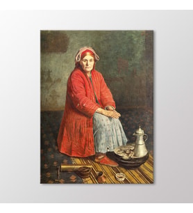Arty Tablo Yaşlı Halayık Tablo (Karışık)