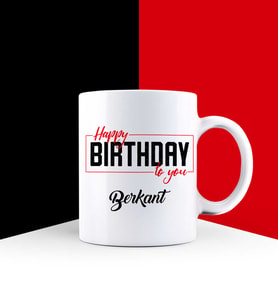 Kişiye Özel Happy Birthday Kupa Bardak 85746