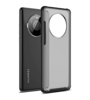 Microsonic Huawei Mate 40 Pro Kılıf Frosted Frame Siyah