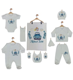 Pia Baby GL 2011 10 Parça İsme Özel Arabalı Hastane Çıkışı