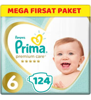 Prima Premium Care Beden:6 (13+) Extra Large 124 Adet Mega Fırsat Pk