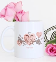 BK Gift Kişiye Özel Beyaz Kupa Bardak Sevgililer Günü Temalı 36