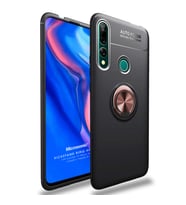 Microsonic Huawei P Smart Z Kılıf Kickstand Ring Holder Siyah Rose