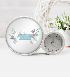 BK Gift Kişiye Özel Sevgililer Günü Saatli Sihirli Led Ayna Çerçeve  15