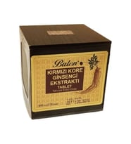Kırmızı Kore Ginsengi Ekstraktı Tablet 120 x 600 mg