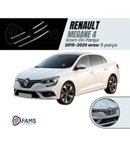 Renault Megane 4 Krom Ön Panjur 5 prç. 2015-2020 Arası P. Çelik