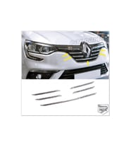 Renault Megane 4 Krom Ön Panjur 5 prç. 2015-2020 Arası P. Çelik