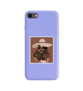 Lila Lansman Telefon Kılıfı Iphone 8