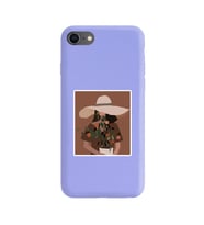 Lila Lansman Telefon Kılıfı Iphone 8