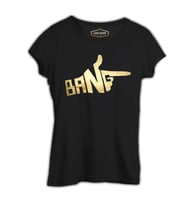Bang Siyah Kadın Tshirt