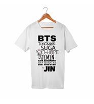 BTS Çocuk Beyaz Tişört