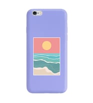 Lila Lansman Telefon Kılıfı Iphone 6 Plus