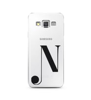 Samsung A3 (2015) Harf Tasarımlı Telefon Kılıfı N-Harfi 