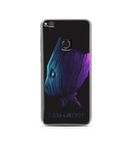 Baby Groot Tasarım Süper Şeffaf Silikon Telefon Kılıfı Huawei P9 Lite 2017 