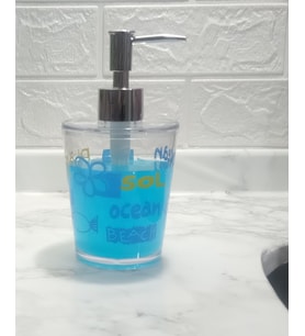 Sıvı Sabunluk Deniz Desen Banyo Aksesuarı RF2745-7285