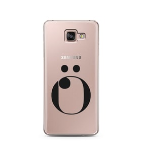 Samsung A7 (2016) Harf Tasarımlı Telefon Kılıfı Ö-Harfi 