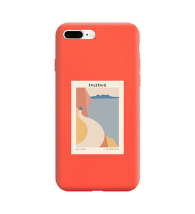 Turuncu Lansman Kılıf iPhone 8 Plus