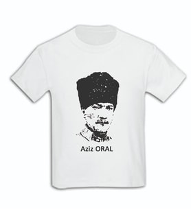 Kişiye Özel 10 Kasım Tasarımlı Erkek Tişört