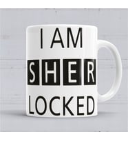 I Am Sher Locked Kupa Bardak Porselen