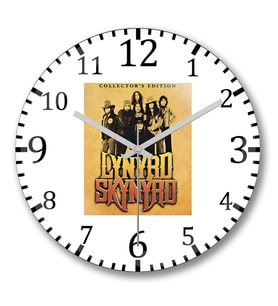 Lynyrd Skynyrd Duvar Saati Bombeli Gercek Cam