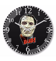 Bub The Sickly Green Zombie Duvar Saati Bombeli Gercek Cam