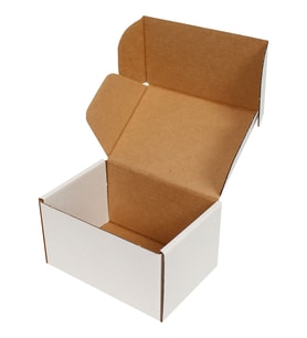 12x8x6,5cm Beyaz E-Ticaret Kargo Kutusu [25 Adet]
