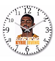 Kyrie Irving   Duvar Saati Bombeli Gercek Cam