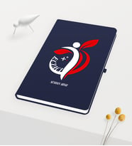 BK Gift Kişiye Özel Eczacı Temalı Lacivert Defter - 4