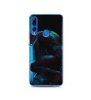 Örümcek Adam Tasarım Süper Şeffaf Silikon Telefon Kılıfı Huawei Y9 Prime 2019