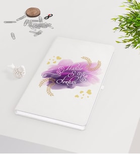 BK Gift Kişiye Özel Sevgililer Günü Beyaz Defter-121