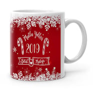 BK Gift Kişiye Özel Mutlu Yıllar Beyaz Kupa Bardak  4