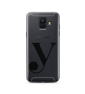 Samsung A6 (2018) Harf Tasarımlı Telefon Kılıfı Y-Harfi 