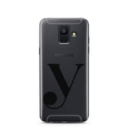 Samsung A6 (2018) Harf Tasarımlı Telefon Kılıfı Y-Harfi 