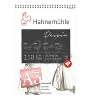 Hahnemühle Dessin Spiralli Eskiz Defteri 150g 25 Yaprak A3