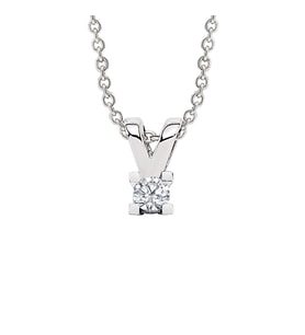 Tektaş Pırlanta Kolye 0,12 ct