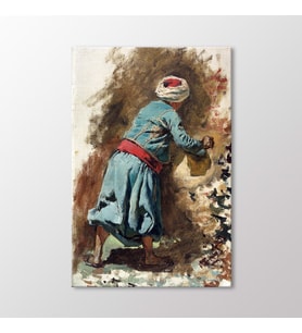 Arty Tablo Study of a Moor in Blue Tablo (Karışık)