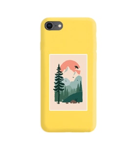 Sarı Lansman Telefon Kılıfı Iphone 8