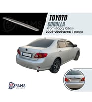 Toyota Corolla Krom Bagaj Çıtası 2006-2009 Ve Üzeri P.çelik