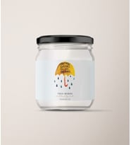 Karışık Meyve Kokulu Kavanoz Mum No.60
