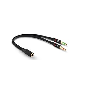 Kulaklık Mikrofon Ayırıcı Kablo 2x3.5 mm Stereo Kablo Pl-8815