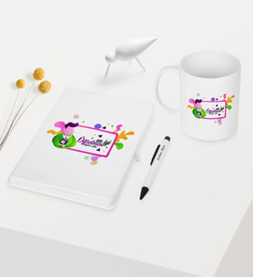 BK Gift Kişiye Özel En İyi Öğretmen Temalı Beyaz Defter Kalem Kupa Seti - 1