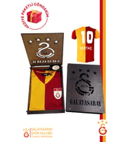 Kişiye Özel İsim Yazılı Galatasaray Metin Oktay Forma (Penye Kumaş) Özel Hediyelik Ahşap Kutulu (Kırmızı)