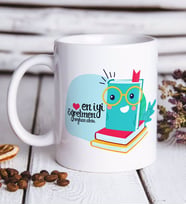 BK Gift Kişiye Özel En İyi Öğretmen Beyaz Kupa Bardak -9