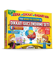 Dikkati Güçlendirme Seti - Yeni Neuro VİA Sistemi ile (8 Yaş) 