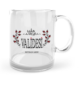 BK Gift Kişiye Özel Yılın En İyi Validesi Cam Kupa Bardak