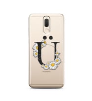 Papatya Harf Tasarım Süper Şeffaf Silikon Telefon Kılıfı Huawei Mate 10 Lite Ü-H