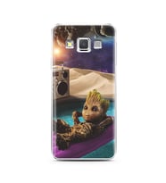 Baby Groot Tasarım Süper Şeffaf Silikon Telefon Kılıfı Samsung A3 (2015)